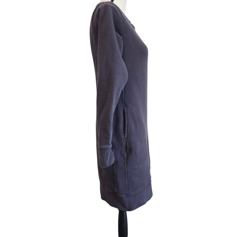 Pact Organic Cotton Down Time Sweatshirt Dress S - Picture 4 of 8